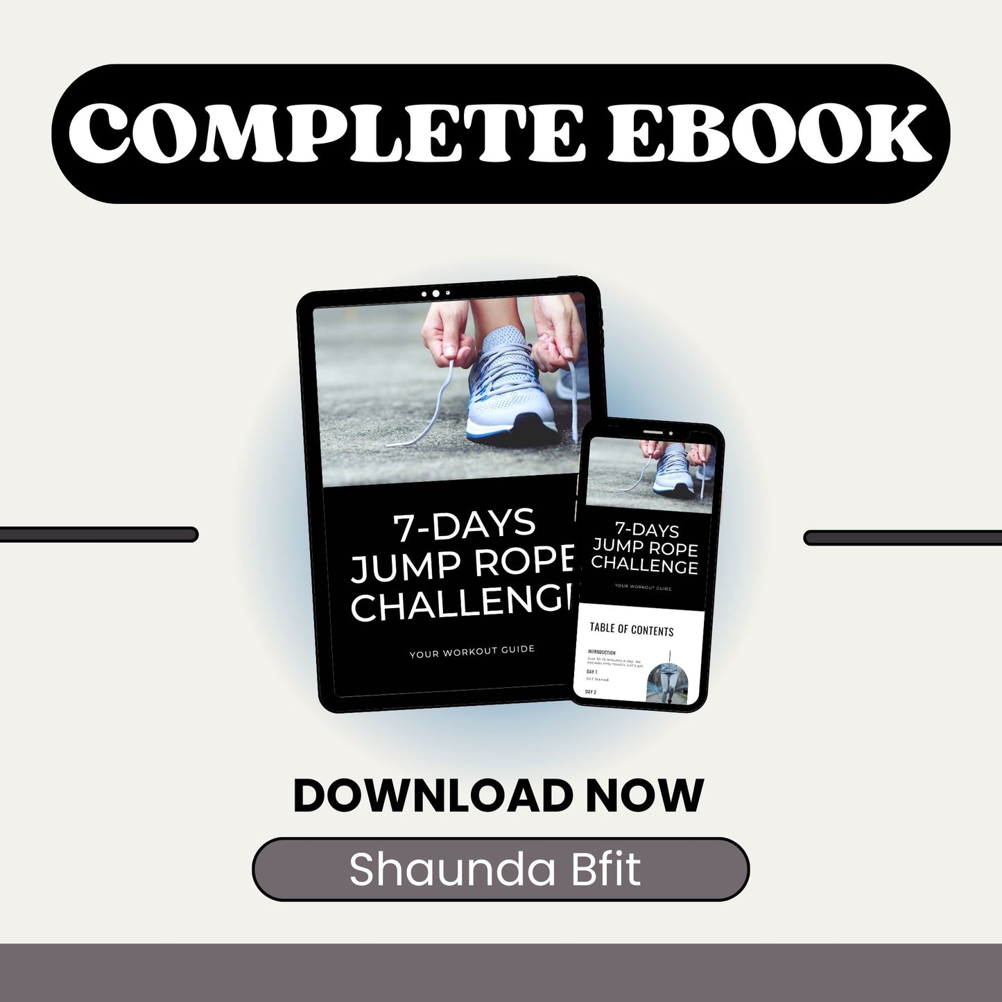 7-Days Jump Rope Challenge – Digital Workout Guide for Fat Loss, Cardio, and Discipline