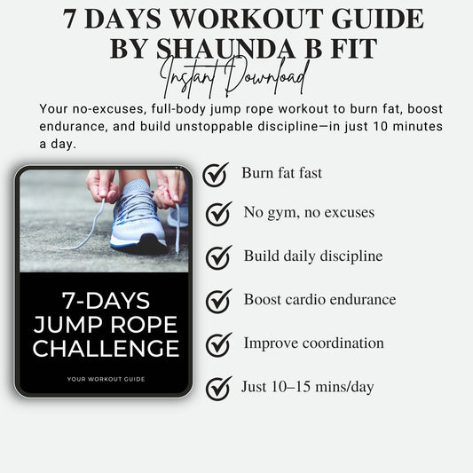 7-Days Jump Rope Challenge – Digital Workout Guide for Fat Loss, Cardio, and Discipline