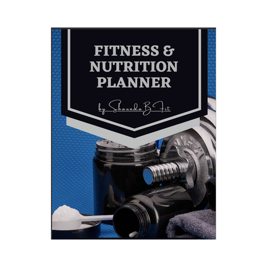 Shaundafit Fitness & Nutrition Planner – Digital Wellness Journal to Track Habits, Meals & Workouts